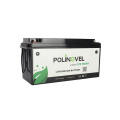 POLINOVEL LIFEPO4 RV para campista solar 12 volts de fosfato de fosfato Banco de trollamento de trollamento de lítio Bateria de íons 12V 150AH